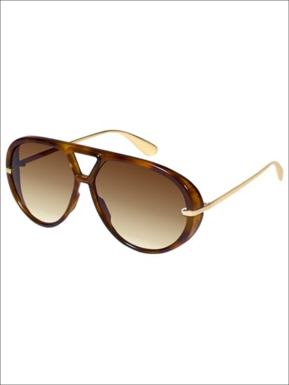 Oversized Aviator Sunglasses Retro Shield Full-Frame UV400